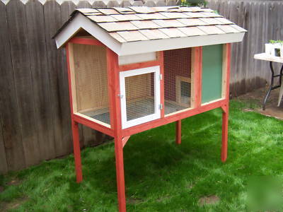 Beautiful hand made custom prof rabbit hutch / barn~wow