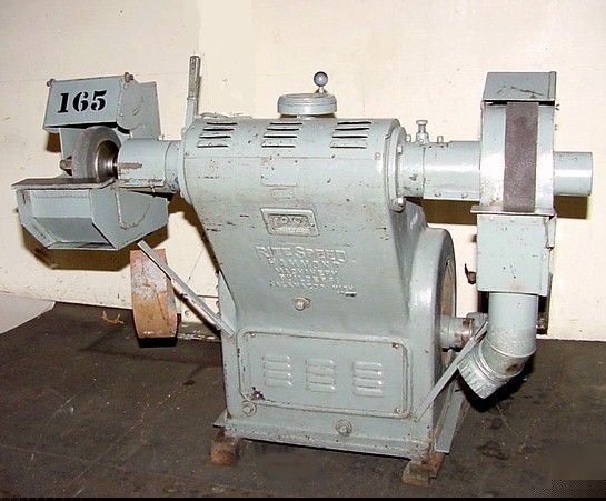 Hammond 5 hp variable speed buffing & polishing lathe
