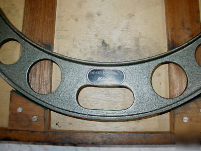 Mitutoyo 14-15 inch micrometer. with case.