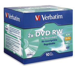 New verbatim 4X dvd-rw media 94918