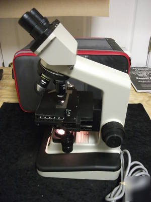 Nikon YS2-t microscope w/ case and multiple slides