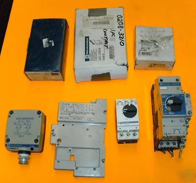 Telemecanique LD1-LB030 starter & other items lot of 4