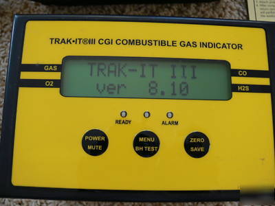 Trak it iii 3 cgi combustible multigas detector