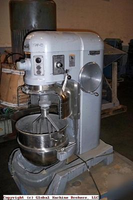 Hobart model h-600T, 60 quart planetary mixer