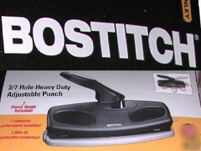 Hole punch stanley bostitch heavy duty light touch 3/7