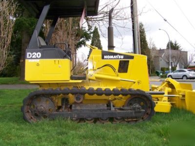 Komatsu D20A-7 dozer D20 -7 dozer 6 way blade cat D21