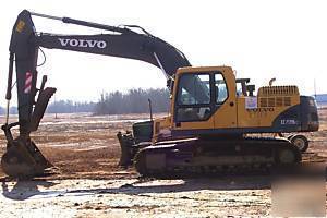 04 volvo ec 210BLC excavator trackhoe exc cond 3300 hrs