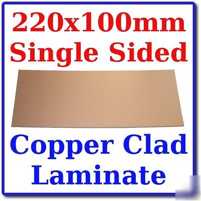 220X100MM copper clad board srbp laminate low cost pcb