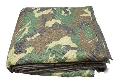 4 ea camouflage moving blankets moving pads 65LBS/dz
