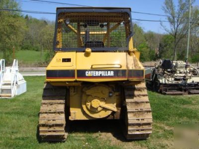 Caterpillar D5H dozer lowered 