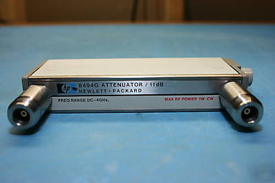 Agilent hp 8494G programmable step attenuator dc- 4GHZ