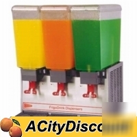 Cecilware cold beverage dispenser 4 bowls 5.4 gall each