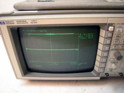 Hp agilent 54540A 4 chan 500MHZ digitizing oscilloscope