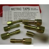 Metric thread chaser rethreading tap set M6 - M12 usa