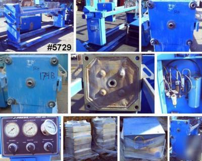 13 cu. ft. jwi filter press - 630 mm - c.g.r. #5729