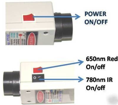 Soft,cold low level laser therapy device, 80MW red & ir