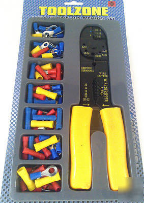 Toolzone 101 piece crimping tool set kit