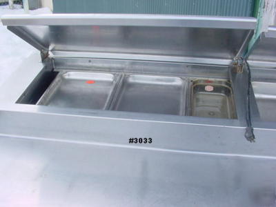  pizza sandwich deli food prep-table by delfield