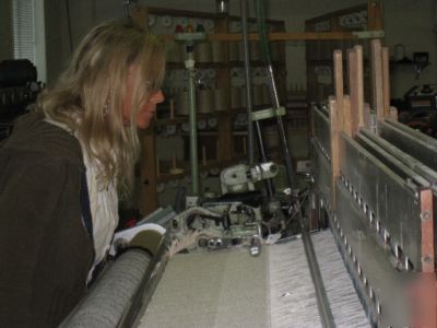 Custom organic textile weaving business