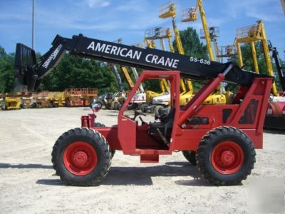 636 terex 4WD reach telehandler forklift