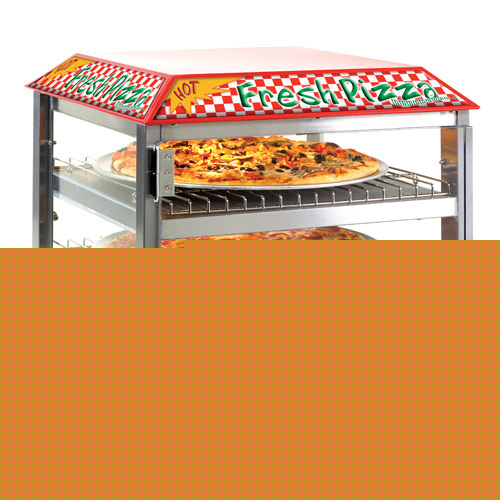 New 3-pizza heated food warmer merchandising cabinet 