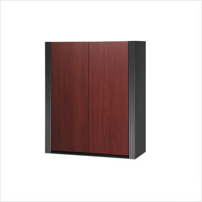 Prestige iii 2 door cabinet bordeaux cherry & graphite