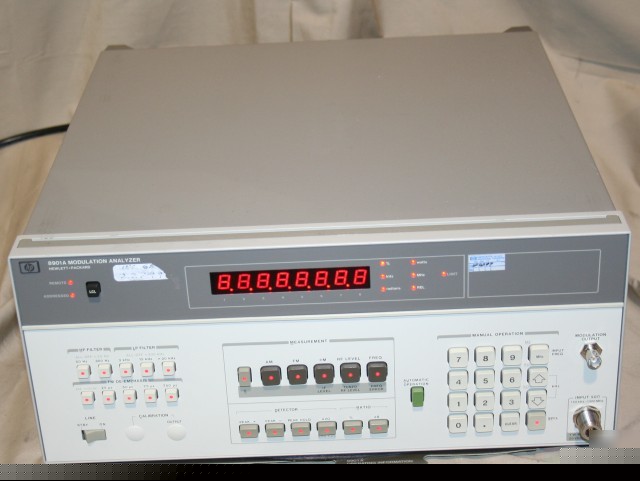 Hp 8901A modulation analyzer opt 004 excellent cond 