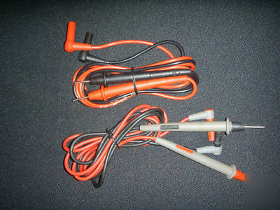  true rms fluke 337 clamp meter, extra probes ,pouch