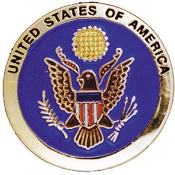 Eagle with usa center emblem