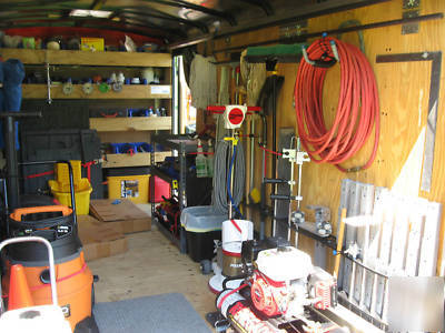 Engrave a crete tools trailer business on wheels