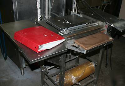 Hobart hand-wrap meat wrapping packaging station hws-4 