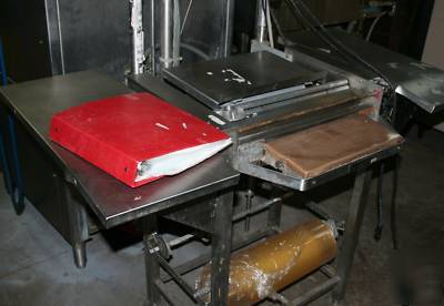 Hobart hand-wrap meat wrapping packaging station hws-4 