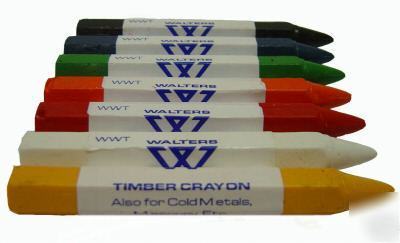 Industrial timber crayons black wood metal steel x 72 t