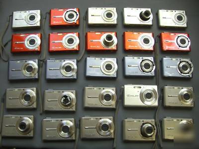 Lot of 25 casio exilim ex-S600 digital cameras as is