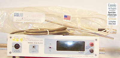 1 used stolab pl system digital thermometer 921A pl-f/c