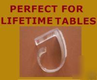 100 super velcro lifetime table skirt clips 1