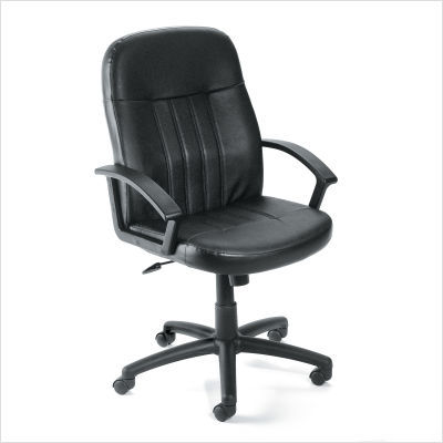 Boss contemporary executive office chair black leather