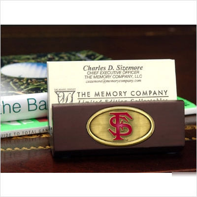 Florida state university business card holder