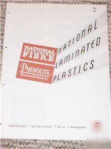 National vulcanized fibre catalog-phenolite asbestos