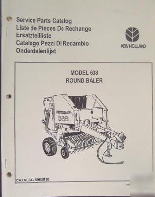 New holland 638 round baler parts manual