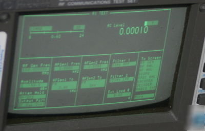 Used agilent hp 8920A rf test set / spectrum analyzer