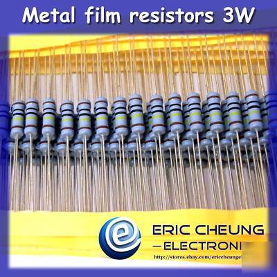 10PCS 33K ohm metal film resistors 3W +/-1%