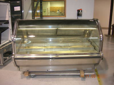 **6' alto-shaam, self contained meat case curved glass