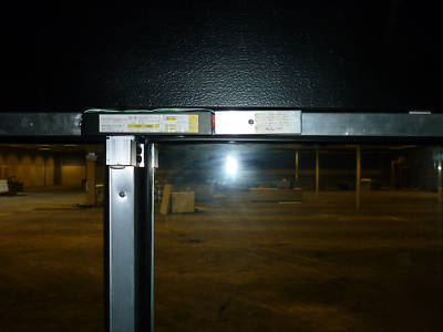 Flower glass door walk-in cooler