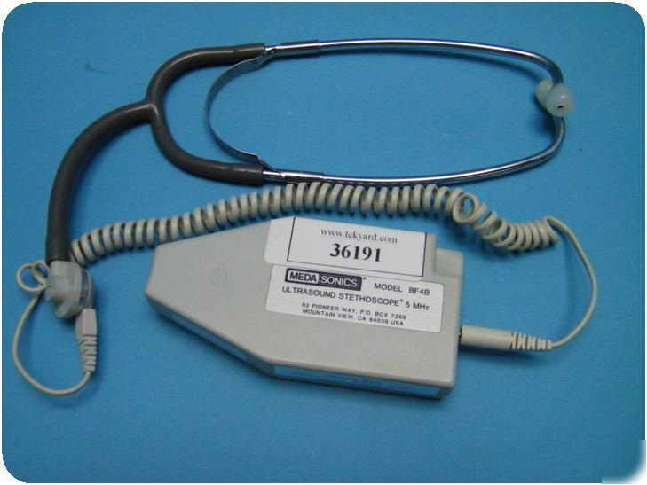 Medasonic BF4B 5 mhz ultrasound stethoscope 
