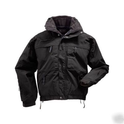 New brand 5.11 5 in 1 heavy duty black xl patrol jacket
