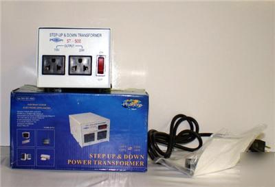 New philmore step-up & down transformer st-500