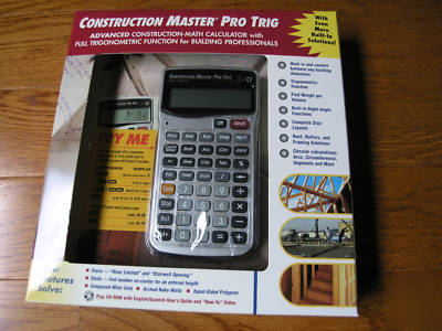 Construction master pro + trig 4080 calculated industri
