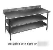 Eagle group work table undershelf 24IN x 60IN