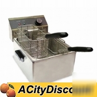 Fma electric deep fryer counter top single bay 110 volt